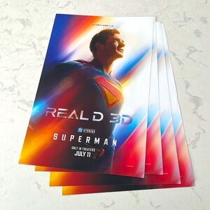 Superman RealD 3D Movie Poster